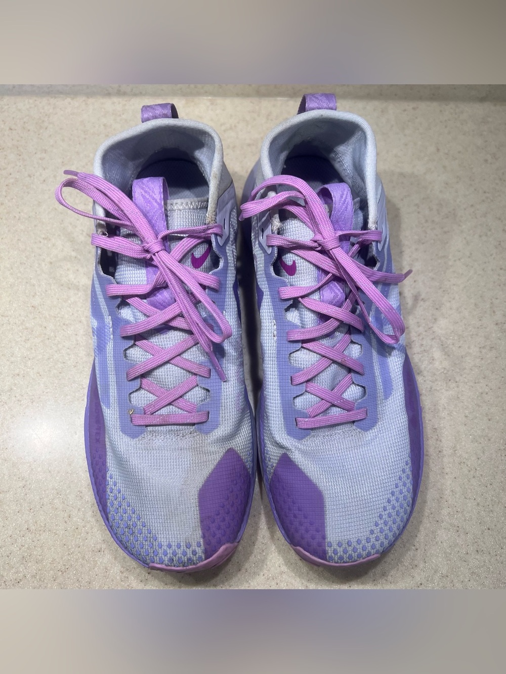 Nike React Pegasus Trail 4 GTX Gore-Tex Sneakers Shoes Oxygen Purple Size 8 - Picture 4 of 11